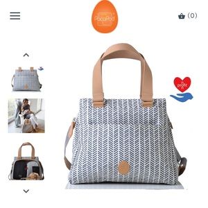 Pacapod diaper bag. Like new!